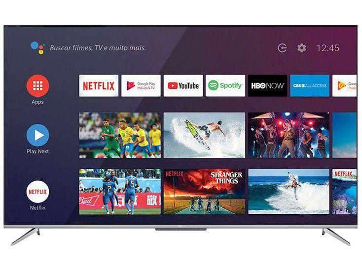 Smart TV 4K UHD LED 55” TCL 55P715 Android Wi-Fi - Bluetooth 3